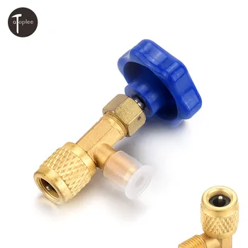 

1Pc R12,R22 Gas Valve Bottle Opener Low Pressure Dispensing 1/4 SAE Connector Mayitr Refrigerant Bottle Can Tap Valve