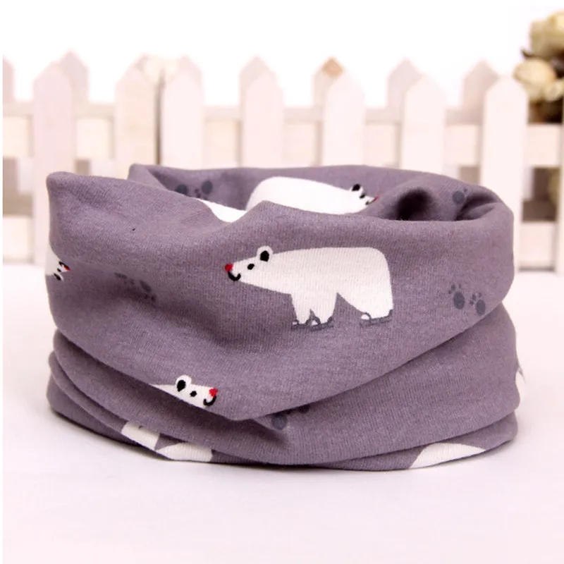 new cotton sewing ending baby beanies scarf  O RING star dots leopard frog cute kids collars bibs infant children neckwear wraps