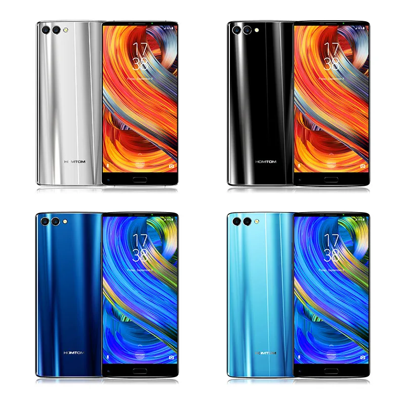 HOMTOM S9 Plus 18:9 HD+ 5.99" Tri-bezelless Full Display Cell phone MTK6750T Octa Core 4G RAM 64G ROM Dual Back Cam Smartphone