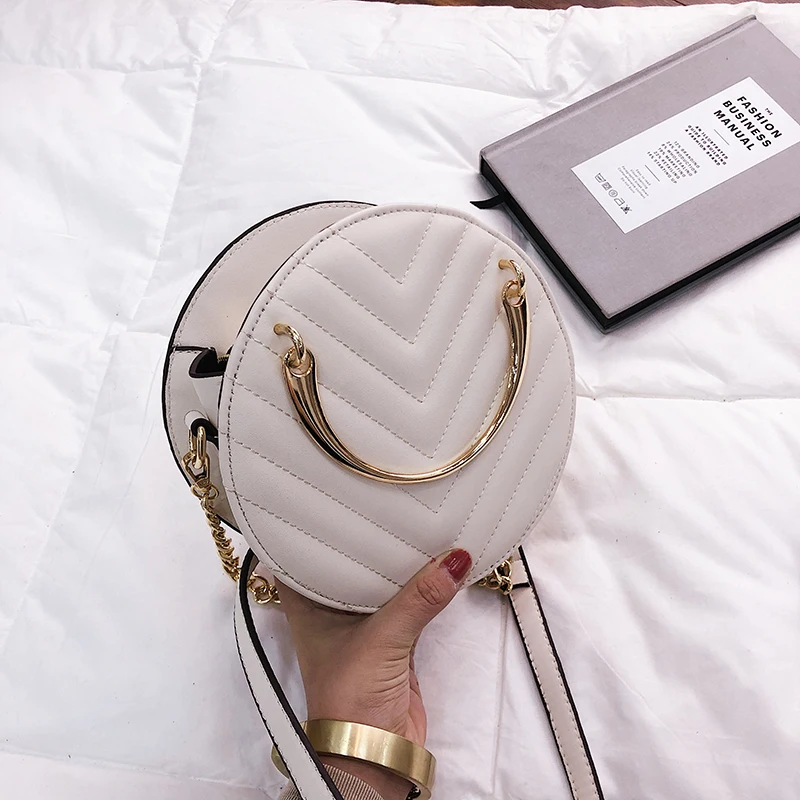Новая мода нежный мини из искусственной кожи Сумка Для женщин сумки цепи Crossbody