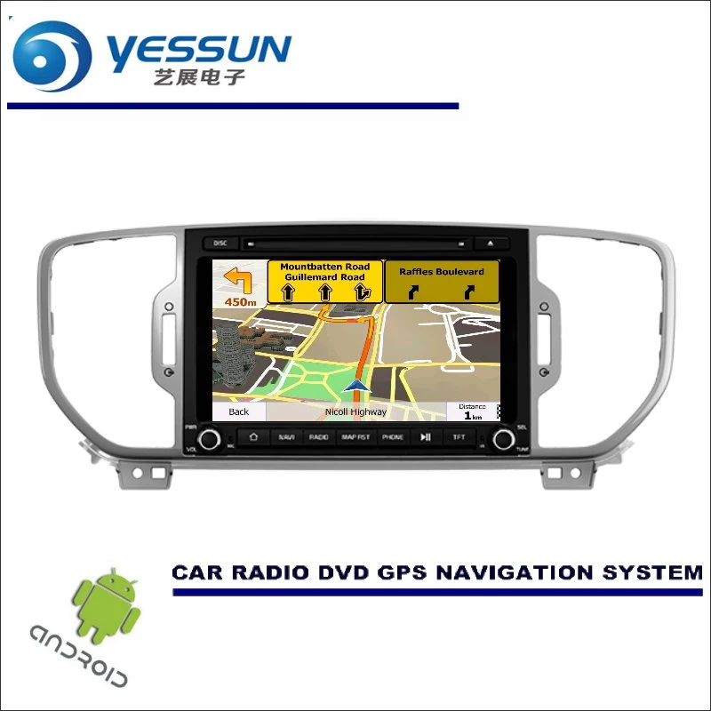 Best YESSUN Wince / Android Car Multimedia Navigation System For KIA KX5 / Sportage QL 2015~2017 CD DVD GPS Player Navi Radio Screen 2