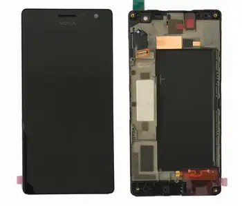 

100% Tested for NOKIA LUMIA 735 LCD Touch Screen Digitizer Spare Parts replacement with frame