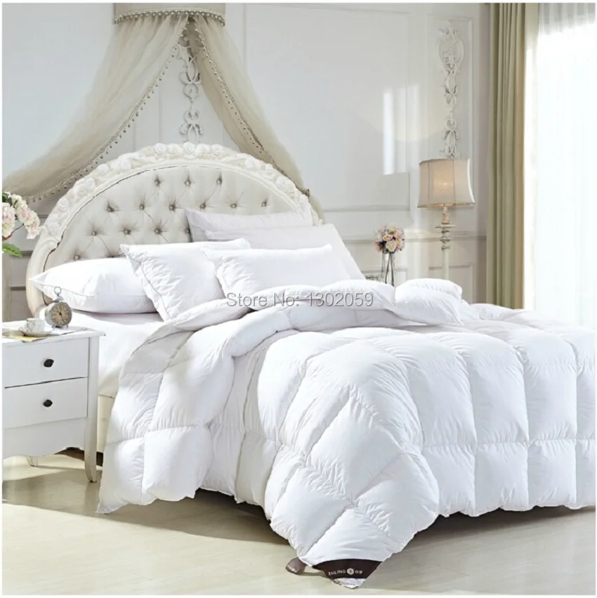 Factory Sale 95 European Whites Duck Down Quilt Comforter Doona