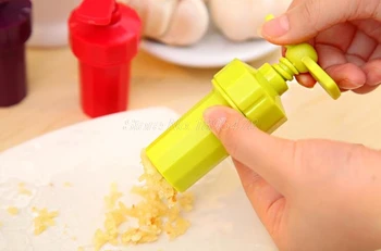 

50PCS New Kitchen Ginger Garlic Manual Press Twist Cutter Crusher Cooking Tool Plastic Garlic presses Blenders peeler
