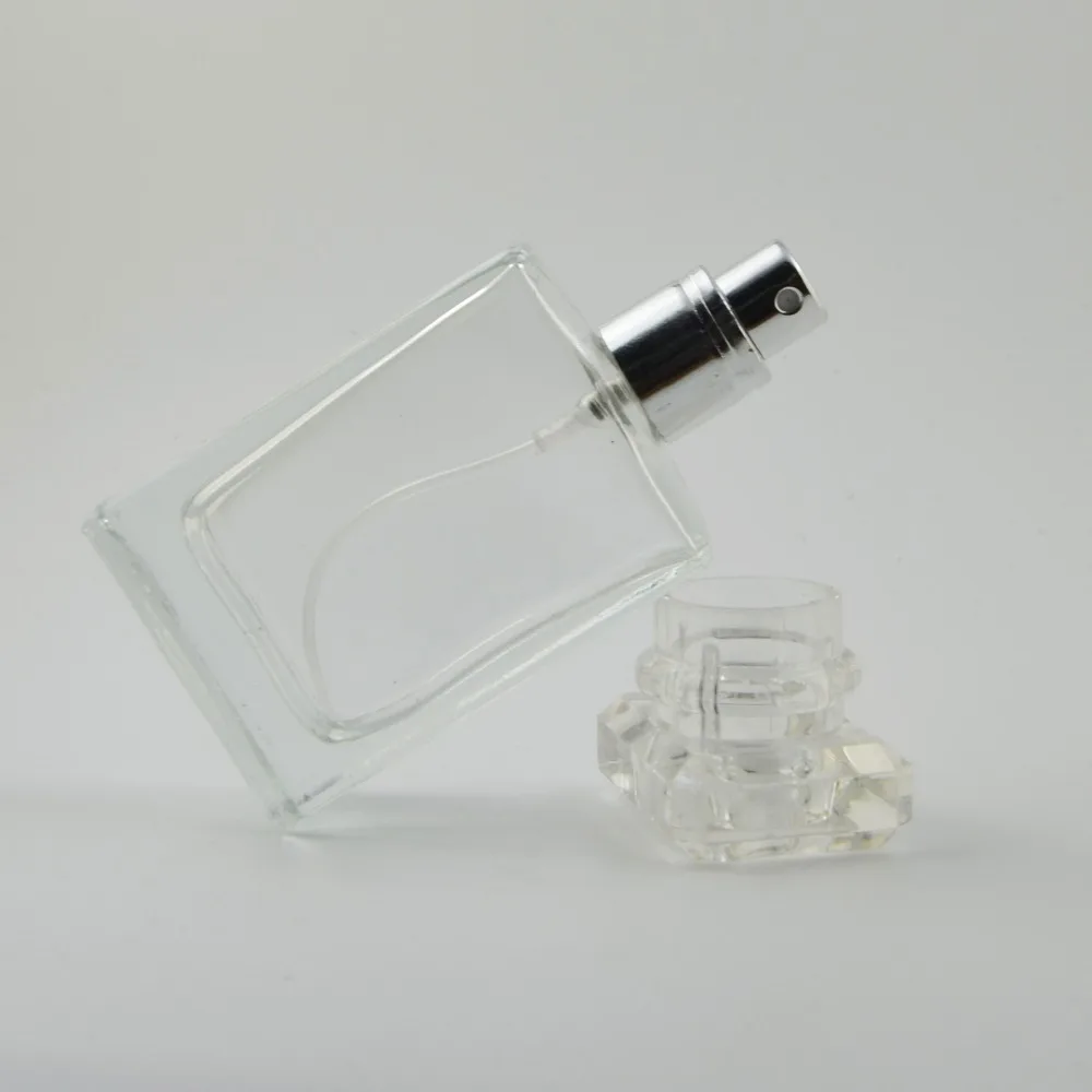 5 шт 30 мл модный портативный прозрачный стеклянный флакон для духов с алюминиевым пустой распылитель для парфюмерии косметический чехол для путешествий