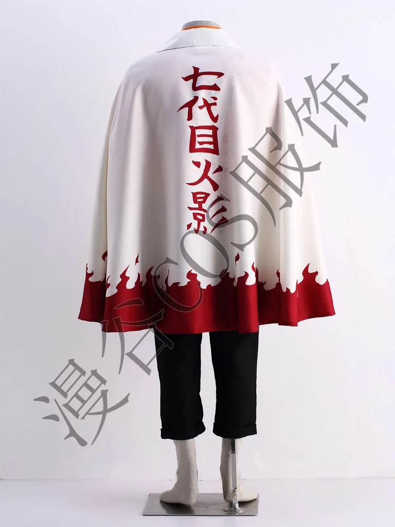 Костюм для косплея Minato Namikaze Hokage 7 униформа на Хэллоуин плащ + пальто брюки шляпа