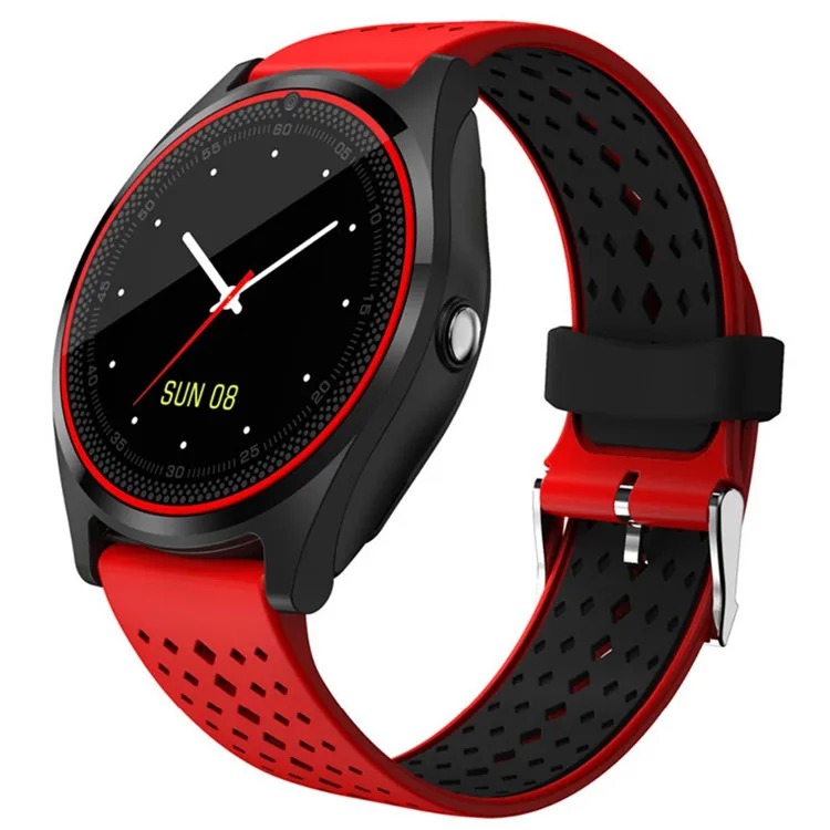 UiRiQi-V9-HR-Smart-Watch-with-Camera-Bluetooth-Smartwatch-SIM-Card-Wristwatch-for-Android-Phone-Wearable-Fitness Tracker-Activity Tracker Smart band (29)1