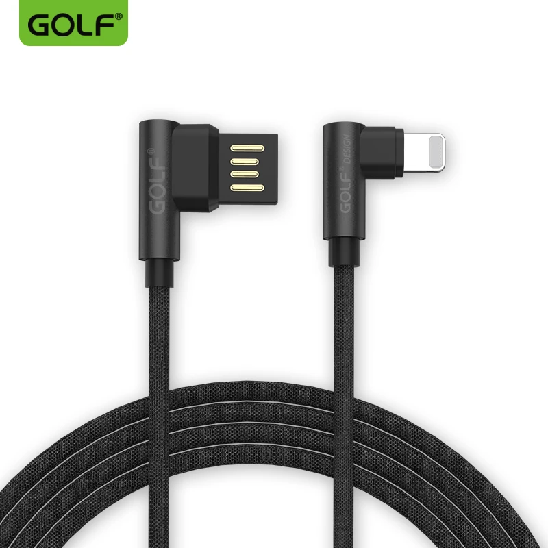 

GOLF elbow weaving series for apple dedicated data cable transmission data efficient charging USB cable for iPhone x/8 7 6 5