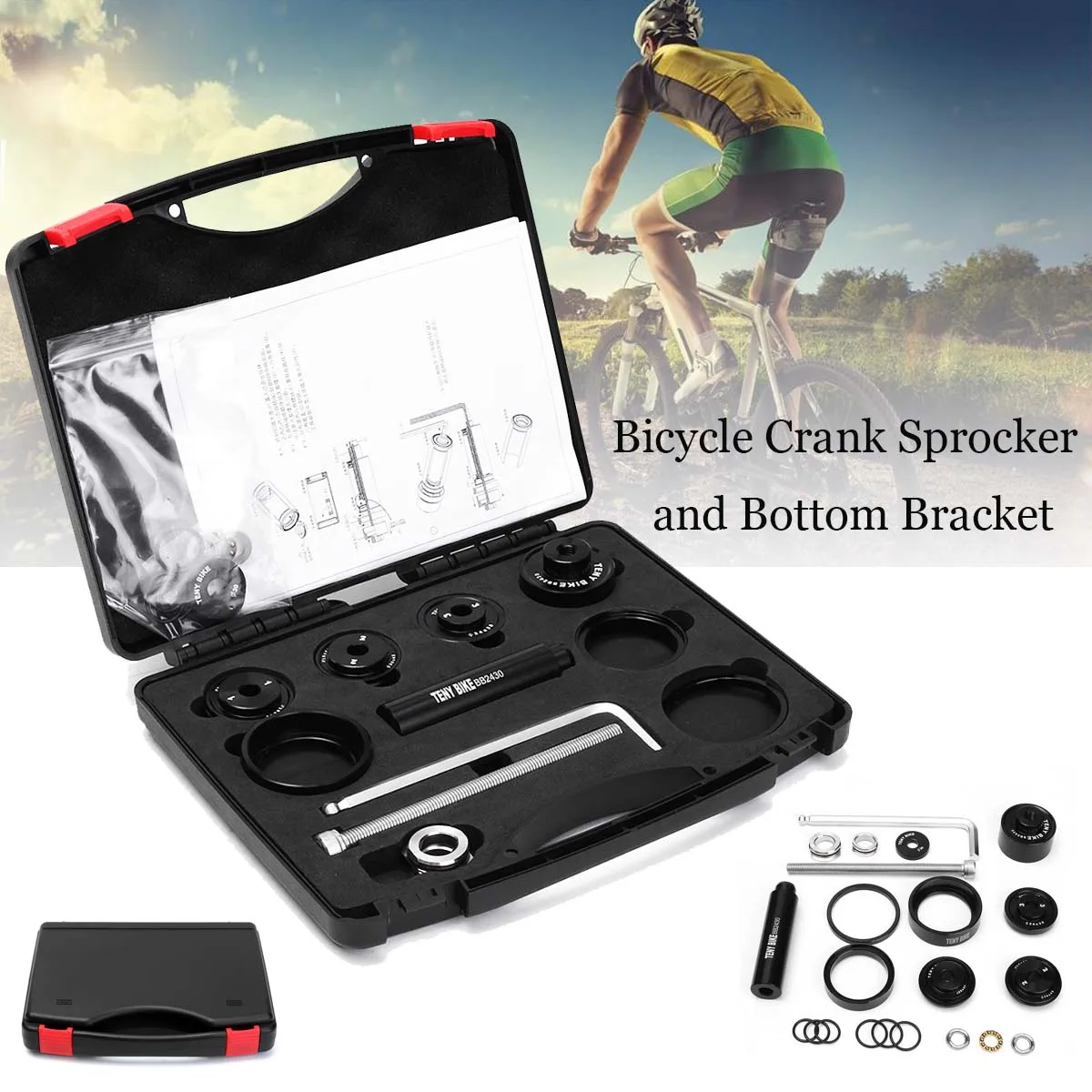 

Bike BB30 PF30 86 90 91 92 Bottom Bracket Cup Bicycle Bearing Press Install Tool Set