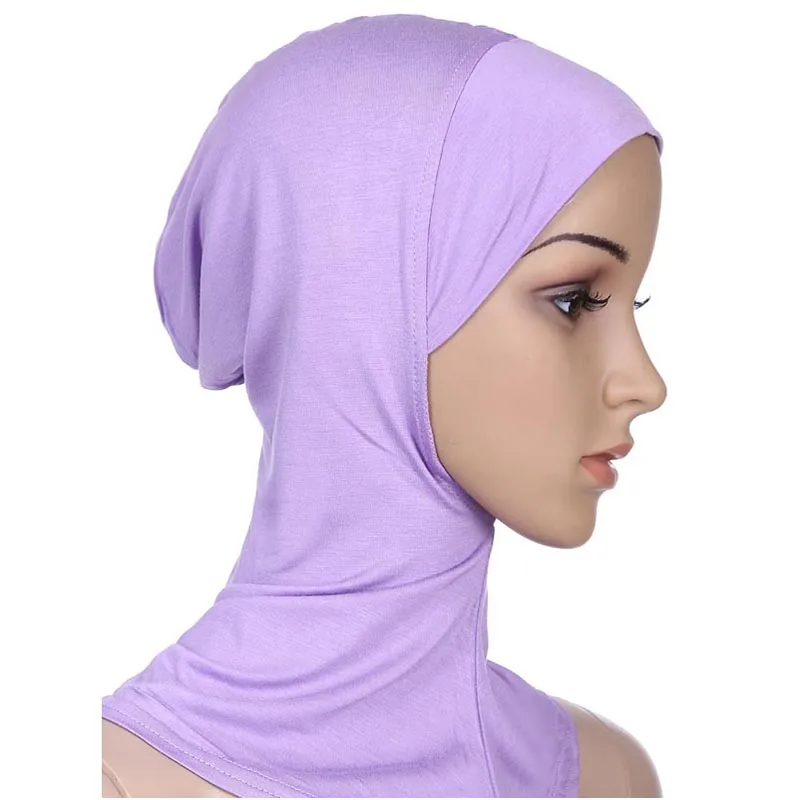 Арабская Hjiab шляпа мусульманская женская Модальная мягкая хиджабы - Цвет: As picture