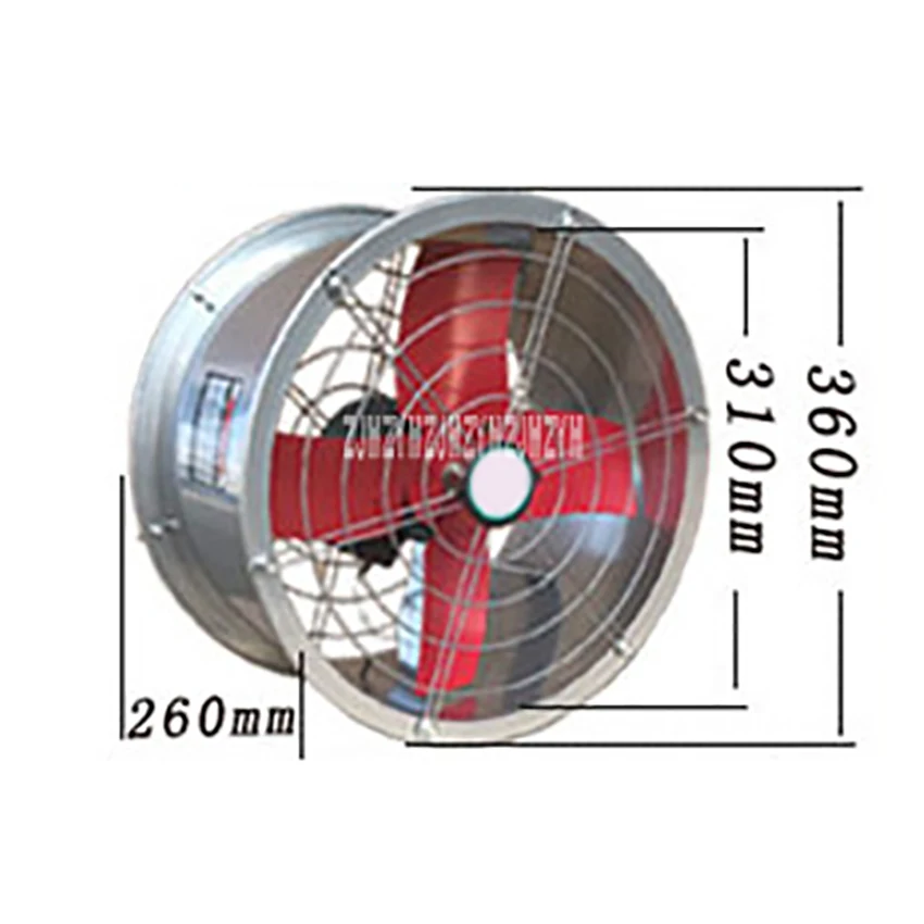 3B-4 12 дюймов цилиндр вытяжной вентилятор сильный немой настенный вентилятор кухонный вытяжной вентилятор для ванной комнаты вытяжной вентилятор промышленность маленький вентилятор