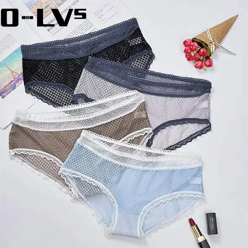 

CMENIN lingerie Transparent Women's Underwear sexy lace Panties Briefs Lingerie Girls Ladies Knickers Briefs hollow mesh P0085