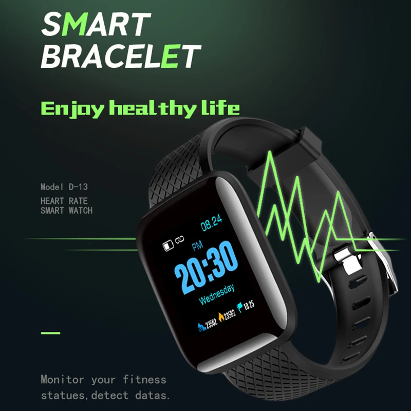 

Men Women Smart Watch For Android IOS Phone Waterproof Heart Rate Blood Pressure Monitor Fitness Tracker Sport Smartwatch
