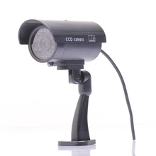 2016 Waterproof Outdoor Fake Security Dummy CCTV Surveillance Camera Indoor Night CAM LED Light Bullet Box