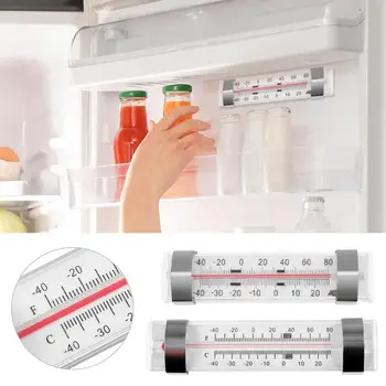 

Refrigerator Thermometer Portable Fridge Dial Thermometer Home Indoor Household Fridge Temperature Measurement Gauges