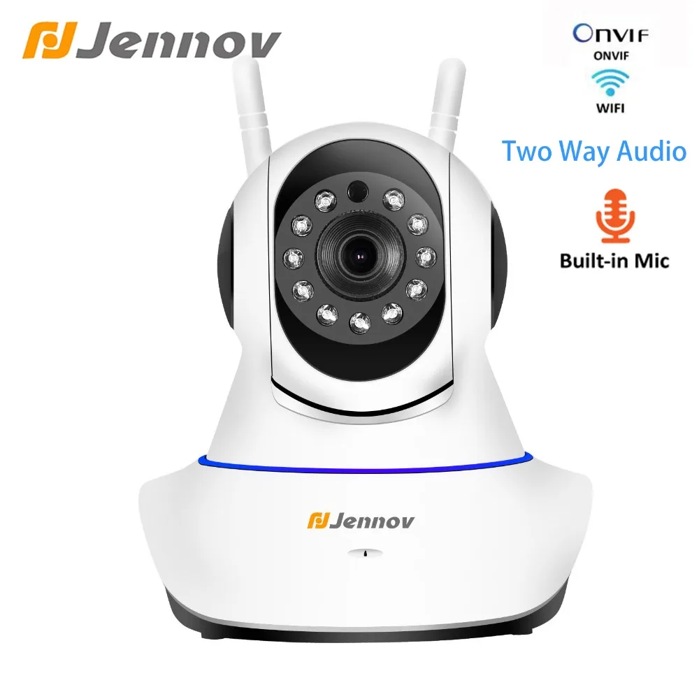 Jennov 720 P 1MP PT Wi-Fi Камера Indoor Беспроводной IP Cam охранных Камера Камеры Скрытого видеонаблюдения HD Видеоняни и радионяни двухстороннее аудио