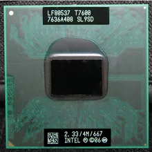 ПРОЦЕССОР ноутбука Core 2 Duo T7600 CPU 6 М Кэш/2.3 ГГц/667/Dual-Core Socket 478 PGA Ноутбук процессор forGM45 PM45
