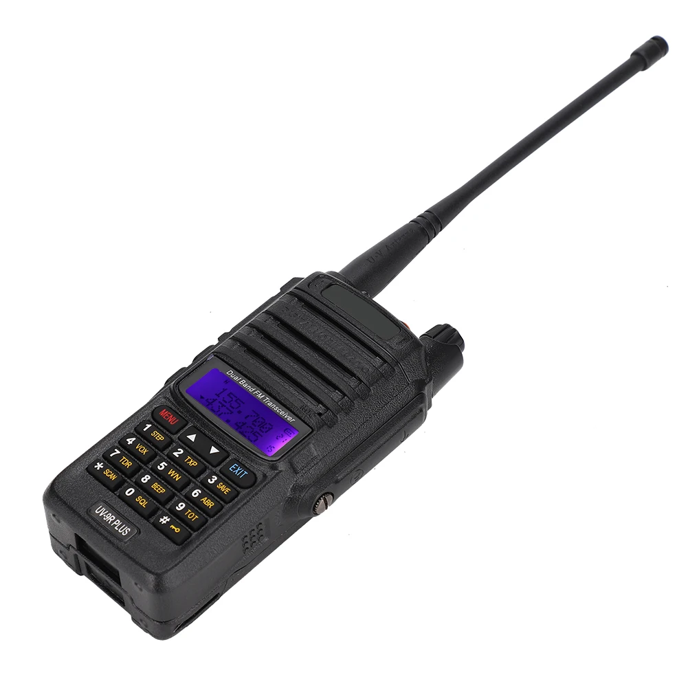 

Handheld Walkie Talkie Dual Band Two Way Radio Walkie Talkies 15W 110-240V With Charger And Antenna For Baofeng UV-9R Plus