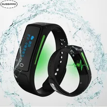 OUSSIRRO монитор Сердечного Ритма Смарт-Браслет IP67 Водонепроницаемый Браслет Фитнес-Трекер Сна Монитора для Andriod IOS ПК Mi группа 2