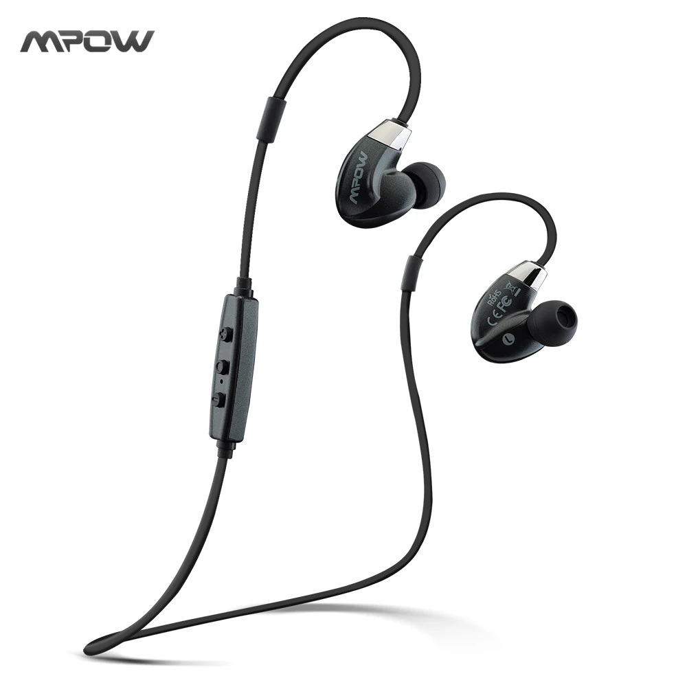 

Mpow Seal Airflow Sports Bluetooth 4.0 Earphone IPX4 Waterproof Headphones with CVC 6.0 Noise Reduction & aptX for Cellphones