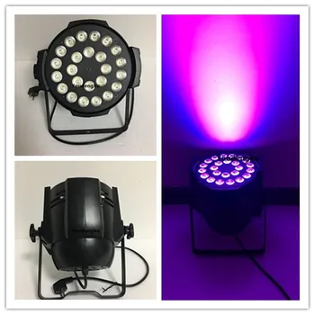 

12pieces 24x18 rgbwauv par akku led dmx wedding disco stage led par64 light