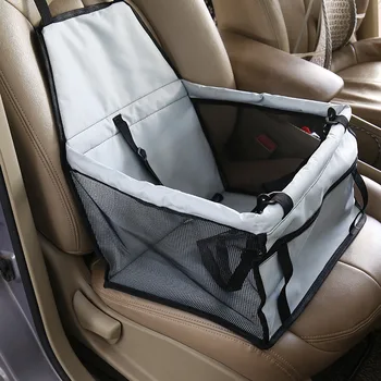

Dog Bag Basket Front Seats Solid Color Pet Cat Seat Protector Waterproof Dog Puppy Basket Safety Travel Bag Mesh Portable