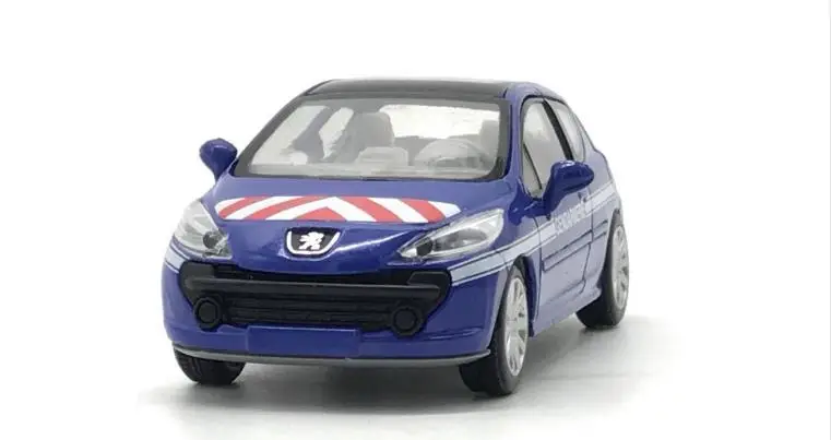 Высокая Имитация peugeot 207 модель 1:43 сплав автомобиля игрушки металлические отливки Коллекция игрушечных автомобилей