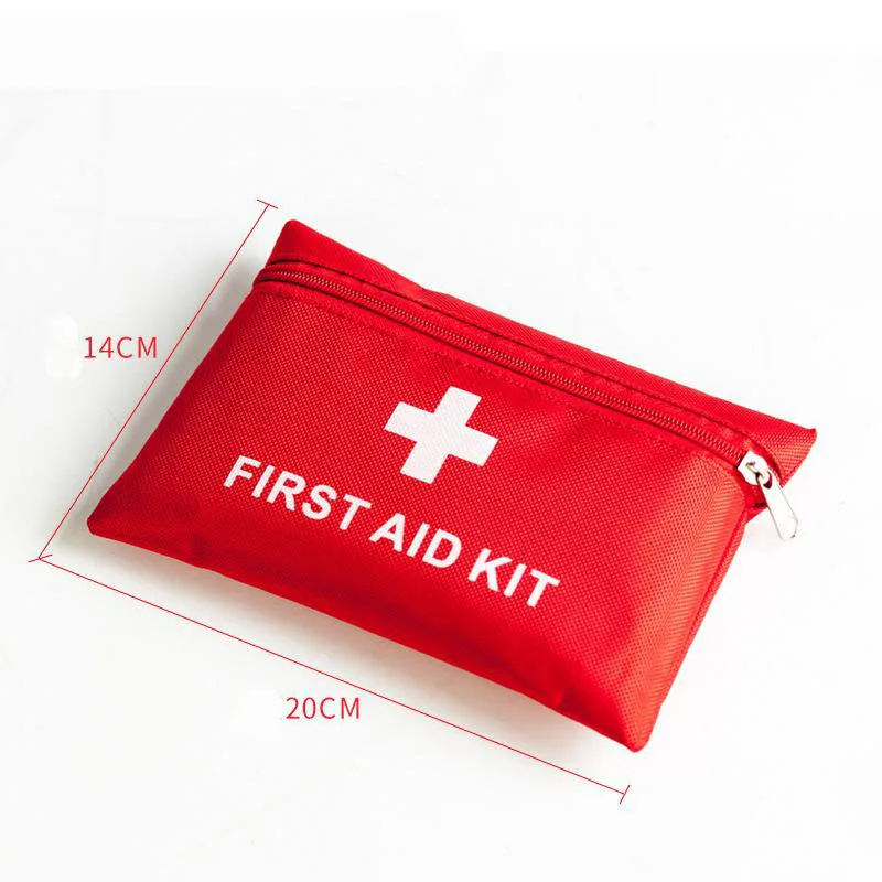 45 unids/lote de primeros auxilios Kit de emergencia al aire libre de lona resistente al agua para la familia Camping viaje tratamiento médico de emergencia YJJB009
