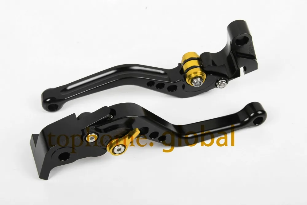 

For SUZUKI SFV650 GLADIUS 2009 - 2015 Short Black Handlebar CNC Clutch Brake Levers 2010 2011 2012 2013 2014
