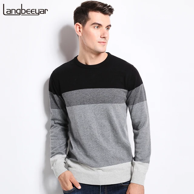 Turn down Collar Hot sale Sweaters Spring Merino Mens
