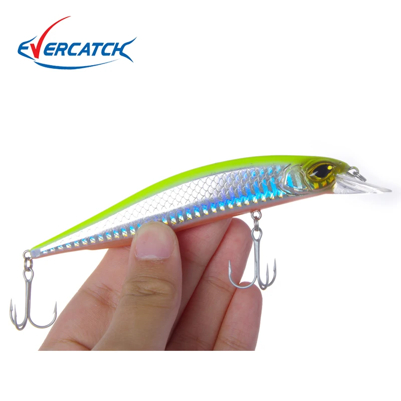 

EVERCATCH jerkbait lures wobblers 13.5cm/19g Hard Bait Minnow Crank fishing lure With Magnet Bass Fresh VMC hooks 5 colors lures