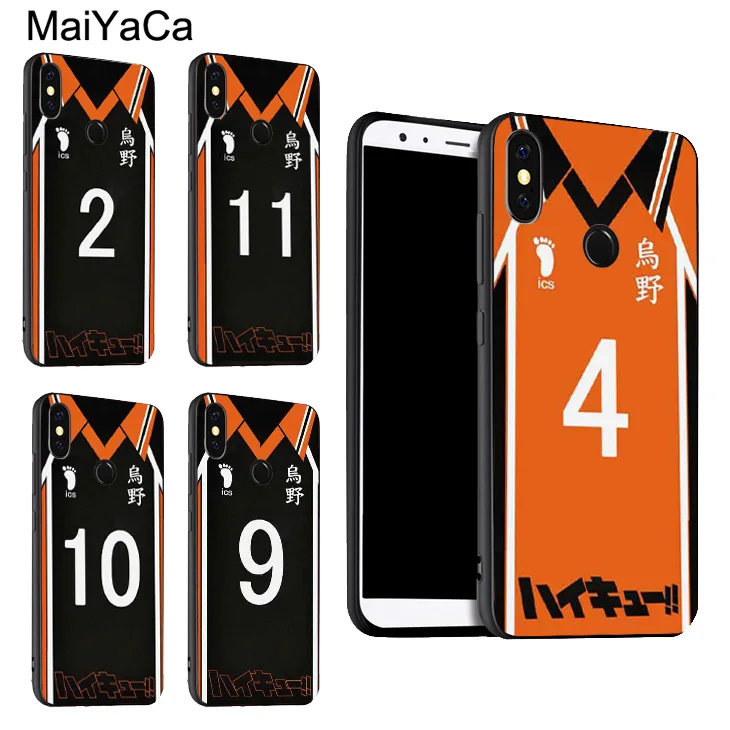 

MaiYaCa Haikyuu!! Anime Volleyball Uniform Case For Xiaomi Redmi 6 6A S2 4X 5Plus Note 7 5 Pro 5A Mi 6 9 8 SE 6X A2 MAX 2 3 K20