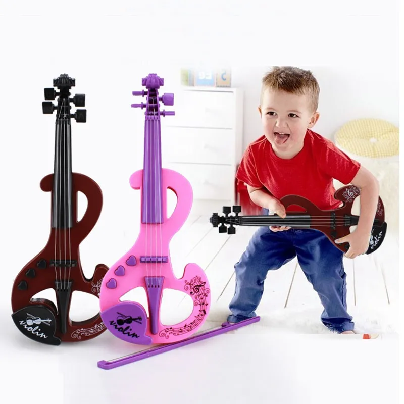 Mini-Electric-Violin-Earlier-Childhood-Music-Instrument-Toy-Simulation-Violins-2-Colors-For-Children-Toys-TC0010 (3)