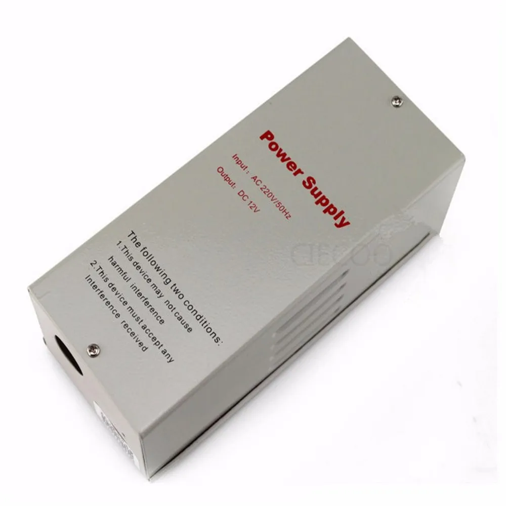 

110V AC input 12V 5A output power supply for Standalone keypad door access system