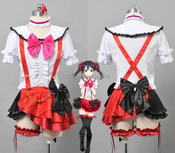 

2017 Anime Love Live school idol project cosplay costumes Yazawa Nico Cos Customized girls uniform