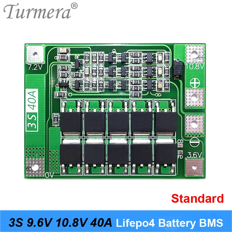 3S 40A 20A 9,6 в 10,8 В 32650 32700 LiFePO4 BMS литиевая железная батарея Защитная плата с выравниванием пусковое сверло