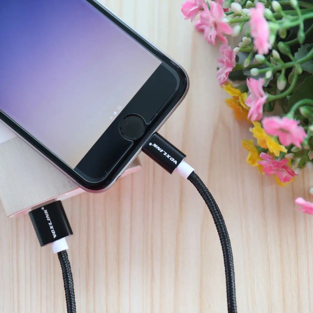 VOXLINK Micro USB кабель 2.4A Быстрый кабель синхронизации данных и зарядки для samsung huawei Xiaomi LG Andriod Microusb Кабели для мобильных телефонов