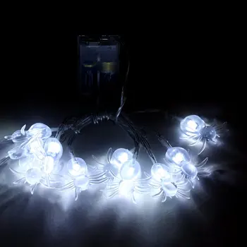 

10LEDs Spider Shaped Halloween Christmas LED String Lights 1.5M Fairy String Light Summer Spring Party
