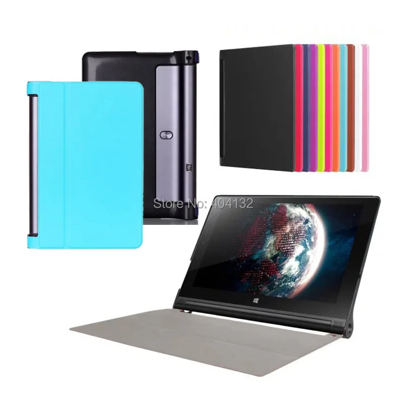 20PCS/Lot Ultra Slim Luxury PU Case For Lenovo Yoga Tab 3 Pro 10 Flip Cover X90F