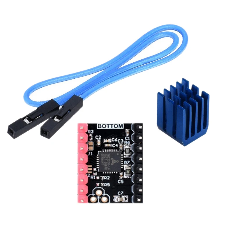 Tmc2208 V3.0 шаговый двигатель Stepstick Mute Driver 3d принтер части Reprap Tmc2130 костюм Skr Mks Gen Ramps 1