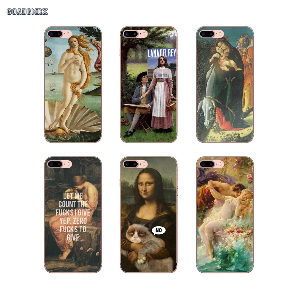 

For Huawei P Smart G7 G8 P7 Mate 10 P20 Pro P8 P9 P10 Lite Mini GR5 2017 Soft Transparent Cases The Birth Of Venus Art Paintings
