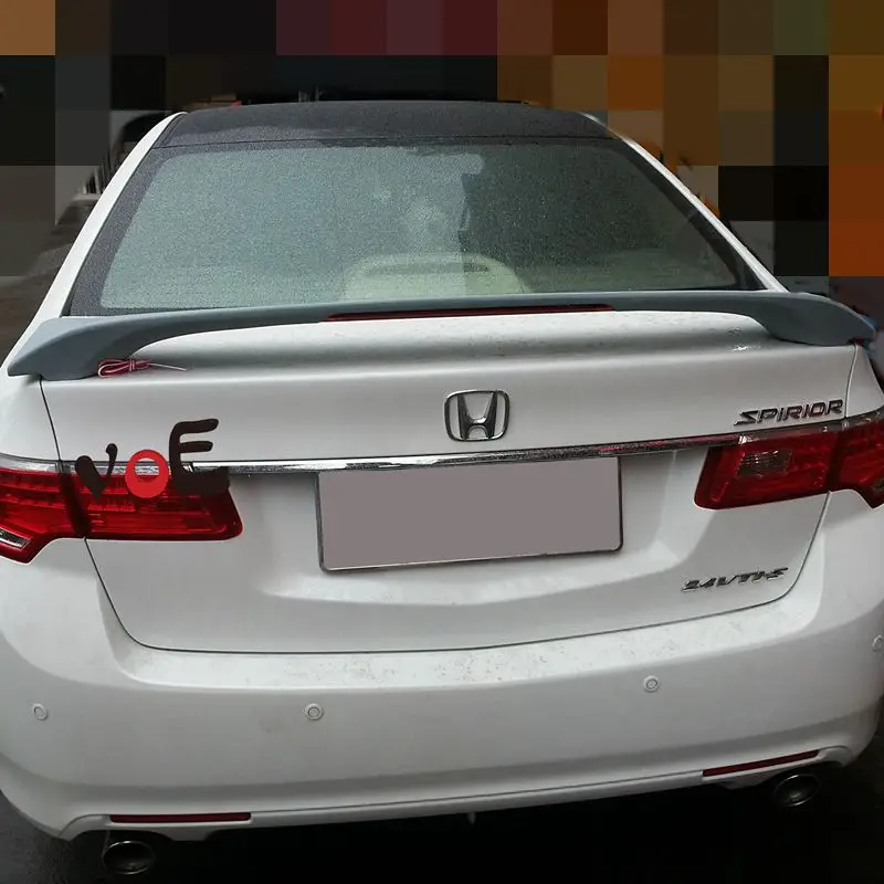 

2009 2010 2011 2012 2013 Spirior ABS Plastic Unpainted Primer Rear Spoiler Rear Wing Spoiler for HONDA Spirior