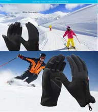 GLV854 winter Warm outdoor climbing antiskid cycling climbing sport font b gloves b font waterproof fleece