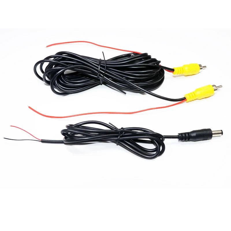 

Wired Cable 6m and power cable 1m For car rear view front view camera for car monitor TFT port parking