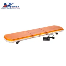 SK 48 ''12 V-24 V 220w светодиодный COB светодиодный аварийный светильник, бар, стробоскоп, янтарный, 360 градусов, с индикатором движения