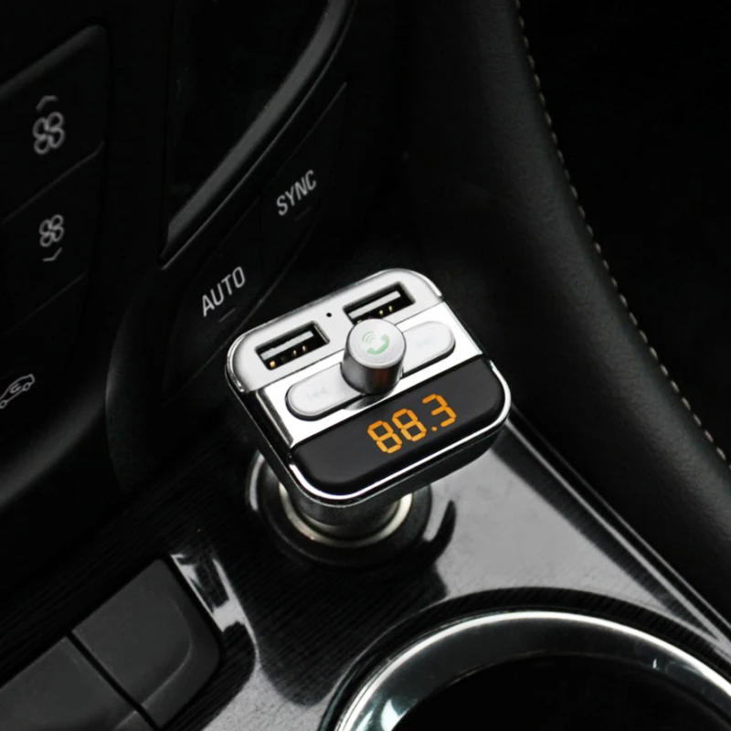 USB зарядное устройство Автомобильный Mp3 Fm модулятор передатчик Bluetooth