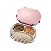 304 Stainless Steel Lunch Box for Kids Gray Bag Set Bento Boxes Leak Proof Japanese Style Food Container Thermal Lunchbox ► Photo 1/6