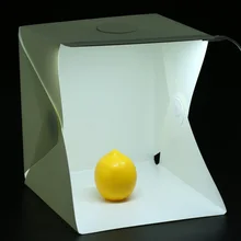 30x30x30 см Портативный мини фото Задний план комнаты складная коробка Фон фотографии Box Фото Cube с светодиод для Аксессуары для фотостудий