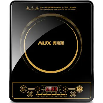 

2000W Black Microlite Panel Induction Cooker 8 Files Firepower Reservation Electromagnetic Stove e 4D Waterproof Multi Cooker