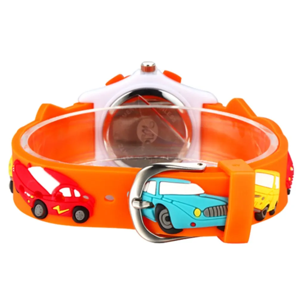 PENGNATATE детские часы для мальчиков Силиконовые Желе 3D гоночные автомобильные часы милый подарок часы модные детские Мультяшные браслеты наручные часы